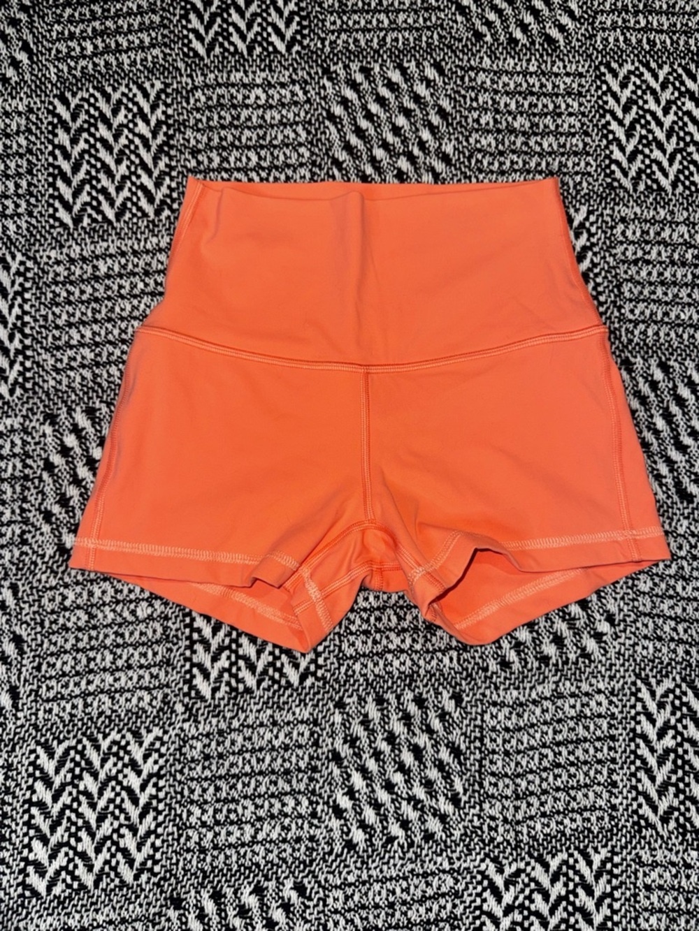 Lululemon Bright Orange Shorts 2”